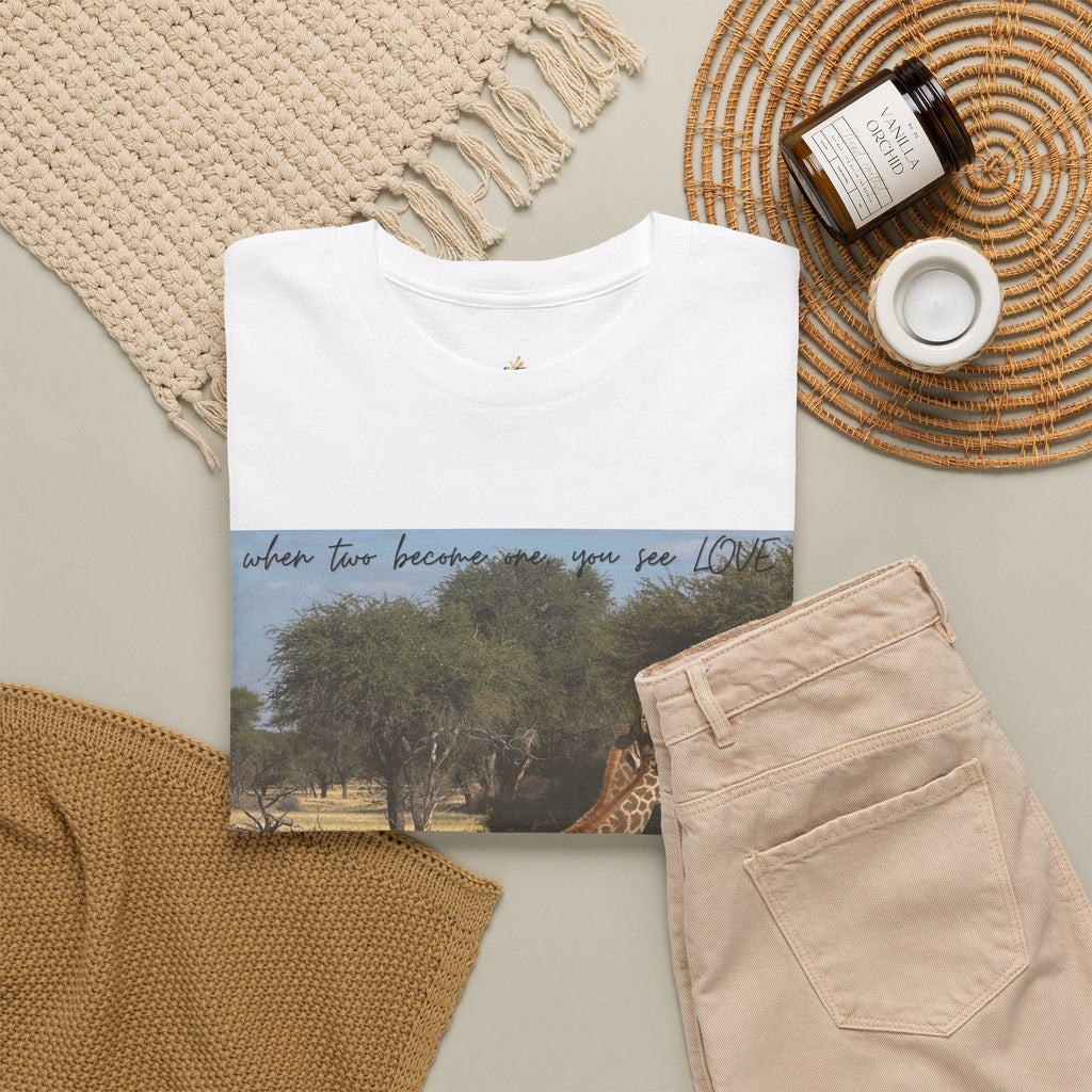 Giraffe Safari Photo Tee | African Wildlife Nature Shirt