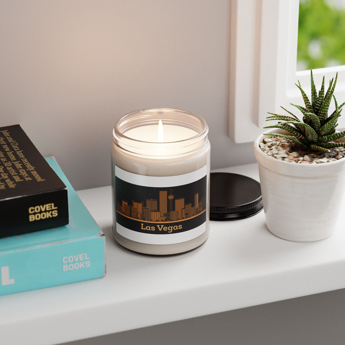Vegas skyline scented candle