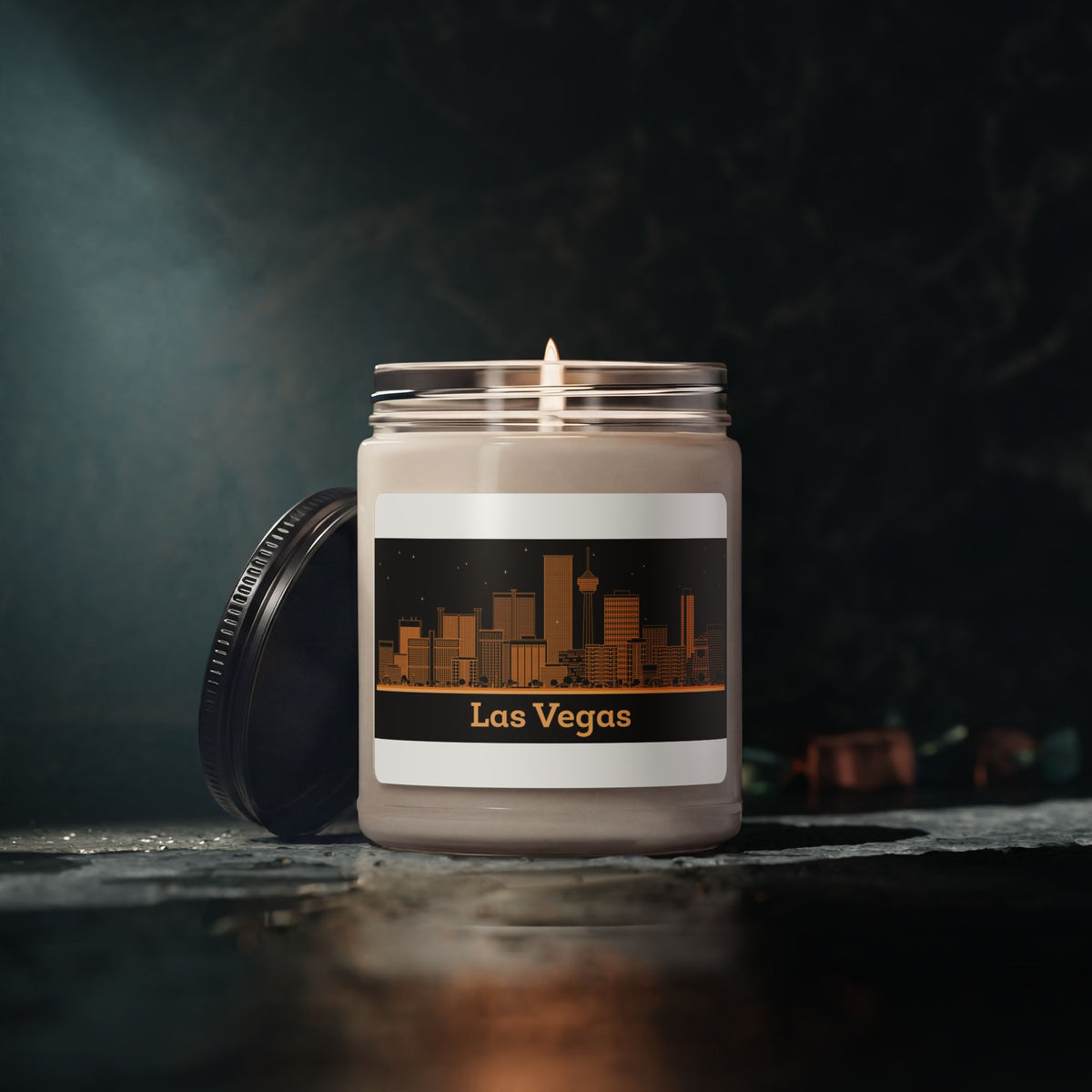 Vegas skyline scented candle