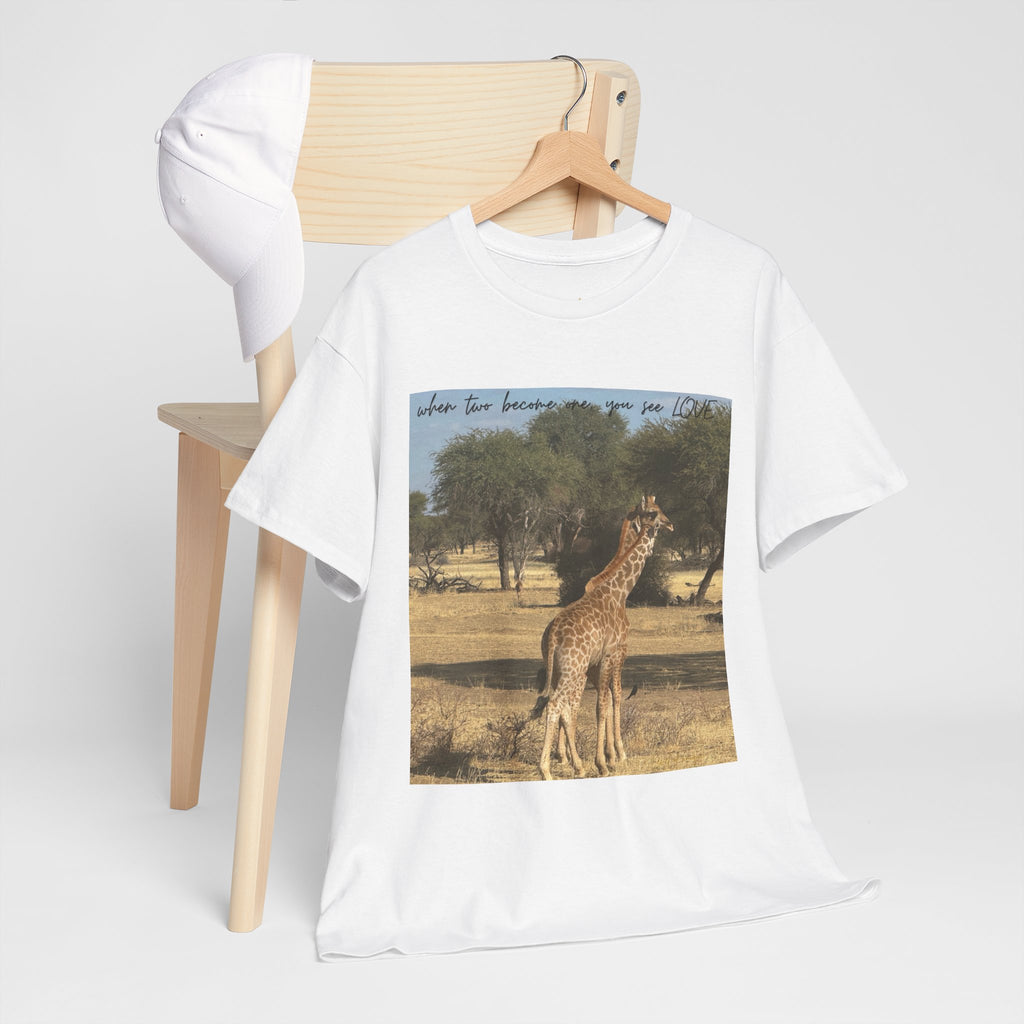 Giraffe Safari Photo Tee | African Wildlife Nature Shirt