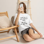 I Want You To Know Someone Cares tee | Text Graphic Shirt, Sarcastic Quote Tee