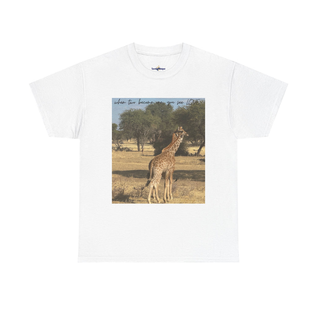 Giraffe Safari Photo Tee | African Wildlife Nature Shirt