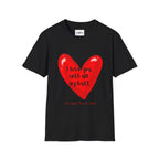 I love you with all my butt T-Shirt | Red Heart Illustration