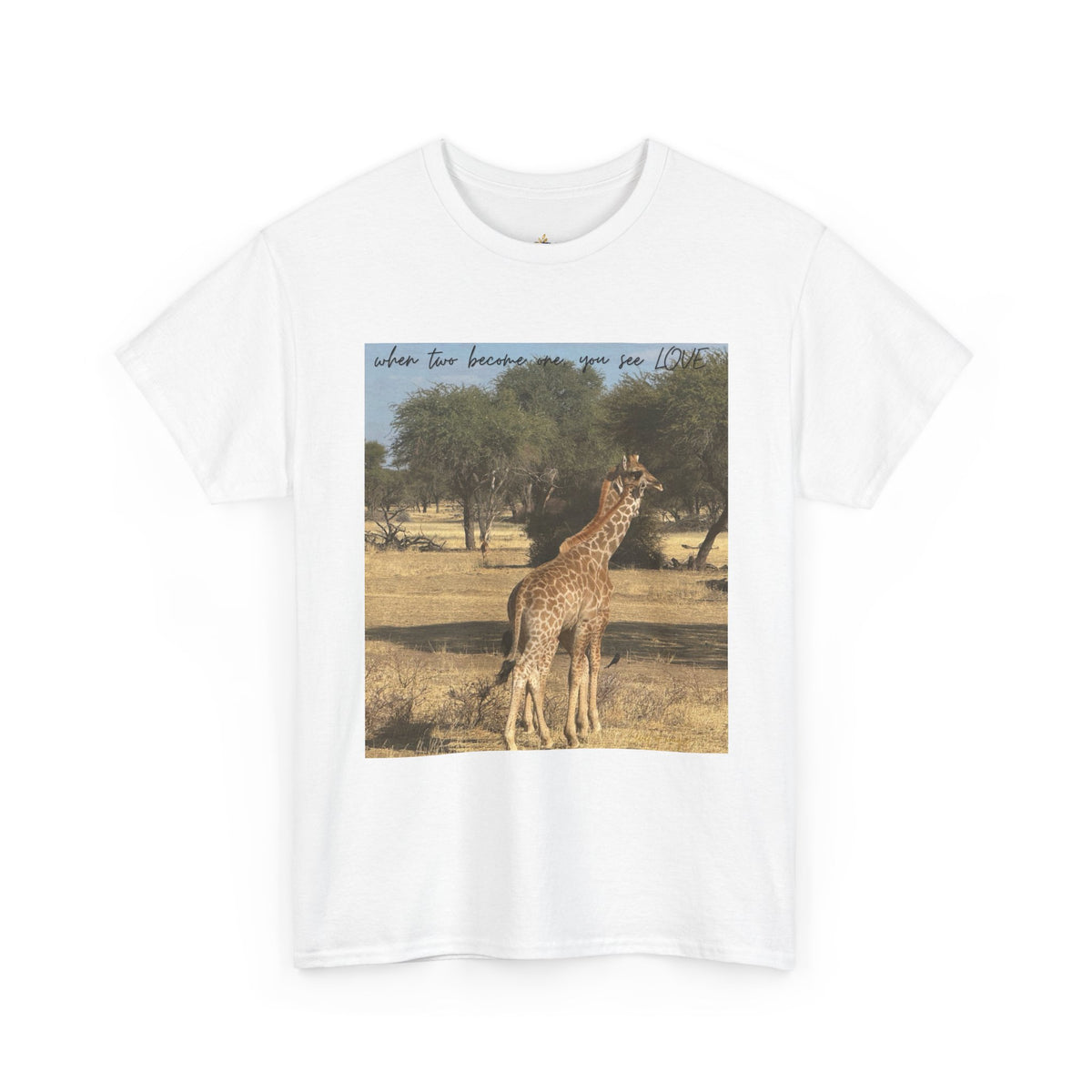 Giraffe Safari Photo Tee | African Wildlife Nature Shirt
