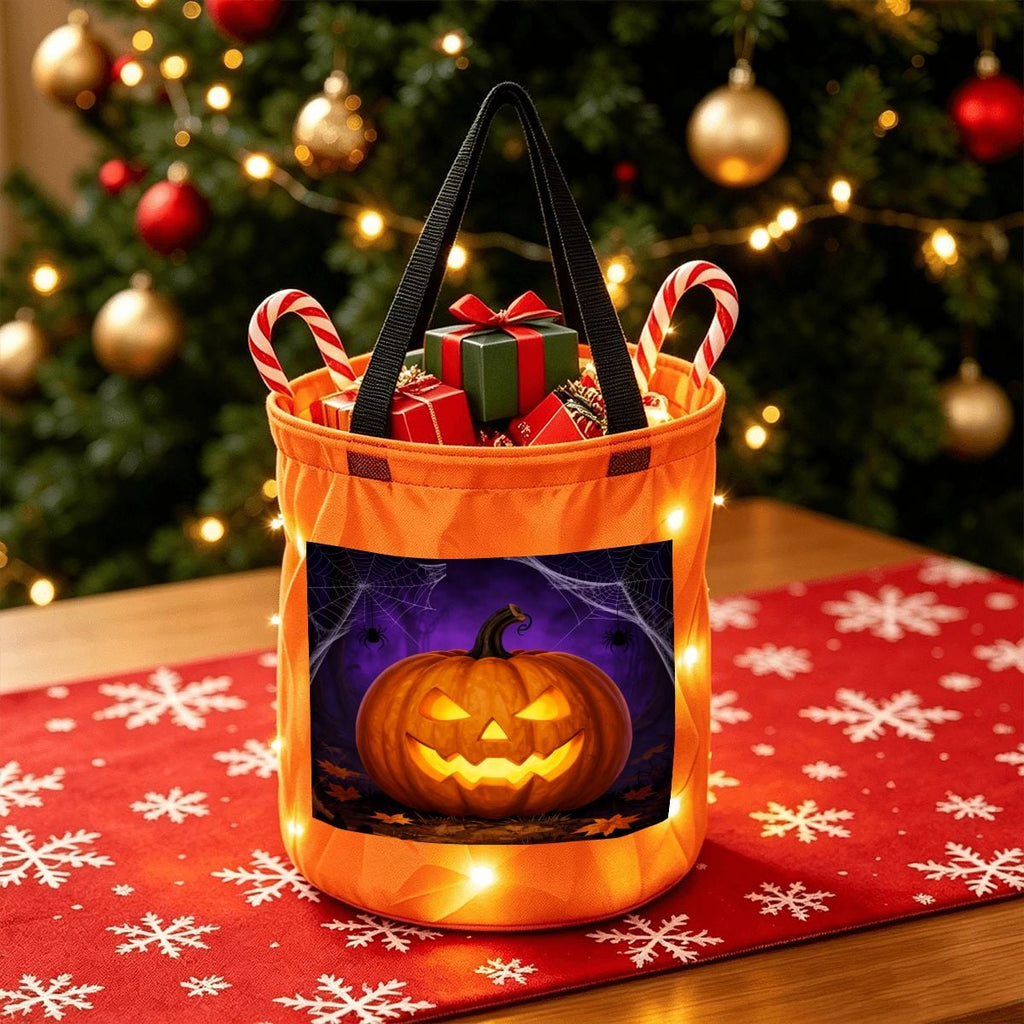 Light Up Halloween Basket