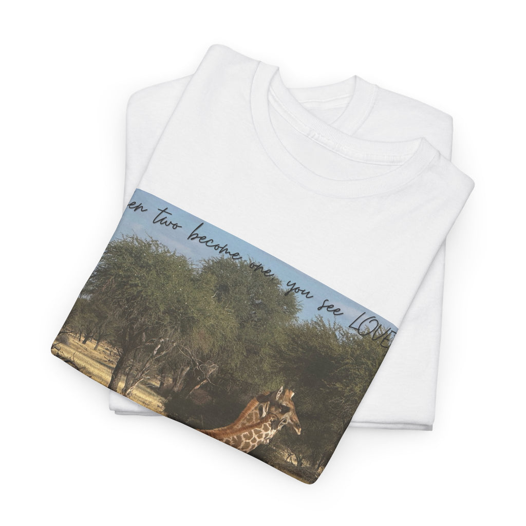 Giraffe Safari Photo Tee | African Wildlife Nature Shirt