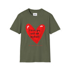 I love you with all my butt T-Shirt | Red Heart Illustration